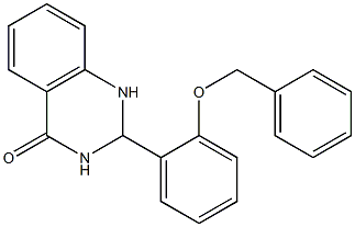 2-[2-(benzyloxy)phenyl]-2,3-dihydro-4(1H)-quinazolinone 구조식 이미지