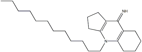 4-dodecyl-1,2,3,4,5,6,7,8-octahydro-9H-cyclopenta[b]quinolin-9-imine Structure