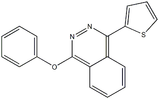 1-phenoxy-4-thien-2-ylphthalazine Structure