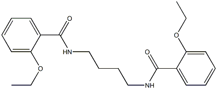 2-ethoxy-N-{4-[(2-ethoxybenzoyl)amino]butyl}benzamide 구조식 이미지