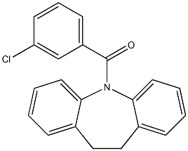 5-(3-chlorobenzoyl)-10,11-dihydro-5H-dibenzo[b,f]azepine Structure