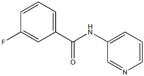 3-fluoro-N-(3-pyridinyl)benzamide 구조식 이미지