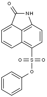 phenyl 2-oxo-1,2-dihydrobenzo[cd]indole-6-sulfonate 구조식 이미지