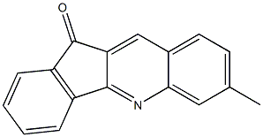 7-methyl-11H-indeno[1,2-b]quinolin-11-one Structure