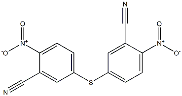 5-({3-cyano-4-nitrophenyl}sulfanyl)-2-nitrobenzonitrile Structure