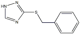 benzyl 1H-1,2,4-triazol-3-yl sulfide Structure