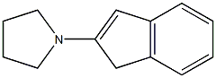 1-(1H-inden-2-yl)pyrrolidine Structure