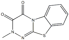 2-methyl-2H-[1,2,4]triazino[3,4-b][1,3]benzothiazole-3,4-dione Structure