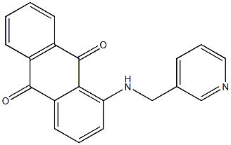 1-[(pyridin-3-ylmethyl)amino]anthra-9,10-quinone 구조식 이미지