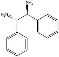 (1S,2S)-(-)-1,2-Diphenylethylenediamine, 97+% Structure