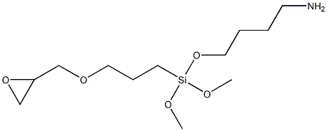 aminopropyl glycidoxypropyl trimethoxysilane 구조식 이미지