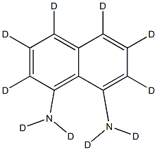 1,8-Diaminonaphthalene-d10 구조식 이미지