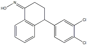 (RS)-4-(3,4-Dichlorophenyl)-3,4-dihydro-1(2H)-naphthalenone oxime Structure