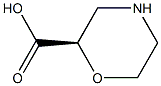 (R)-Morpholine-2-carboxylic acid 구조식 이미지