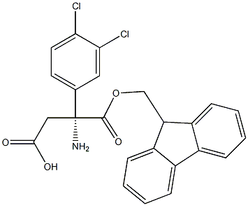 Fmoc-R-3-Amino-3-(3,4-dichloro-phenyl)-propionic acid Structure