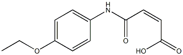 (Z)-4-(4-ethoxyanilino)-4-oxo-2-butenoic acid 구조식 이미지