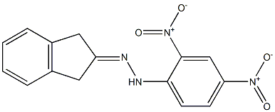 1,3-dihydro-2H-inden-2-one N-(2,4-dinitrophenyl)hydrazone Structure