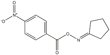 N-cyclopentylidene-N-[(4-nitrobenzoyl)oxy]amine Structure