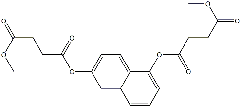 1-{5-[(4-methoxy-4-oxobutanoyl)oxy]-2-naphthyl} 4-methyl succinate 구조식 이미지