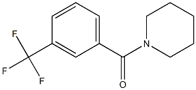 1-piperidinyl[3-(trifluoromethyl)phenyl]methanone 구조식 이미지