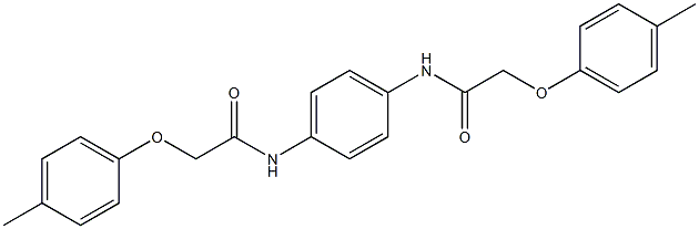 2-(4-methylphenoxy)-N-(4-{[2-(4-methylphenoxy)acetyl]amino}phenyl)acetamide Structure