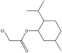 2-isopropyl-5-methylcyclohexyl 2-chloroacetate 구조식 이미지