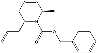 benzyl (2R,6R)-2-allyl-6-methyl-3,6-dihydro-1(2H)-pyridinecarboxylate Structure