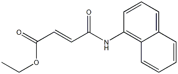 ethyl (E)-4-(1-naphthylamino)-4-oxo-2-butenoate Structure