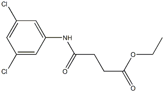 ethyl 4-(3,5-dichloroanilino)-4-oxobutanoate 구조식 이미지