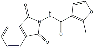 N-(1,3-dioxo-1,3-dihydro-2H-isoindol-2-yl)-2-methyl-3-furamide 구조식 이미지