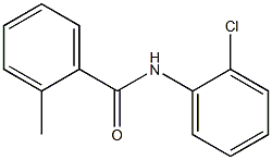 N-(2-chlorophenyl)-2-methylbenzamide 구조식 이미지