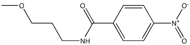 N-(3-methoxypropyl)-4-nitrobenzamide Structure