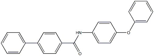 N-(4-phenoxyphenyl)[1,1'-biphenyl]-4-carboxamide 구조식 이미지