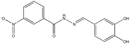 N'-[(E)-(3,4-dihydroxyphenyl)methylidene]-3-nitrobenzohydrazide Structure