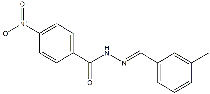 N'-[(E)-(3-methylphenyl)methylidene]-4-nitrobenzohydrazide Structure