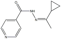 N'-[(Z)-1-cyclopropylethylidene]isonicotinohydrazide 구조식 이미지