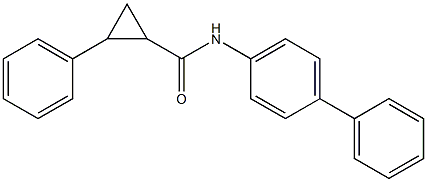 N-[1,1'-biphenyl]-4-yl-2-phenylcyclopropanecarboxamide 구조식 이미지