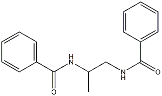 N-[2-(benzoylamino)-1-methylethyl]benzamide 구조식 이미지