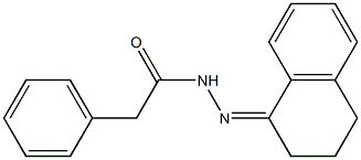 N'-[3,4-dihydro-1(2H)-naphthalenylidene]-2-phenylacetohydrazide Structure