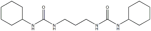 N-cyclohexyl-N'-(3-{[(cyclohexylamino)carbonyl]amino}propyl)urea 구조식 이미지