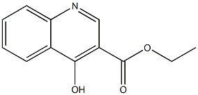 ethyl 4-hydroxy-3-quinolinecarboxylate Structure