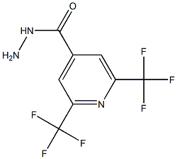 2,6-bis(trifluoromethyl)isonicotinohydrazide 구조식 이미지