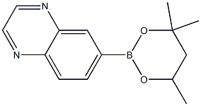 6-(4,4,6-Trimethyl-1,3,2-dioxaborinan-2-yl)quinoxaline Structure