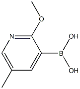 2-Methoxy-5-methylpyridin-3-ylboronic acid Structure