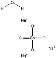 sodium antimonate hydrate，electronic grade 구조식 이미지