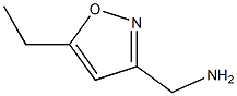[(5-ethylisoxazol-3-yl)methyl]amine Structure