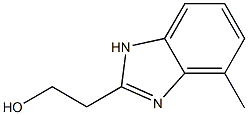 2-(4-methyl-1H-benzimidazol-2-yl)ethanol 구조식 이미지