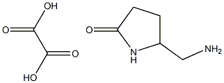 5-(aminomethyl)pyrrolidin-2-one oxalate Structure