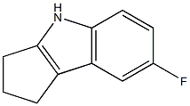 7-fluoro-1,2,3,4-tetrahydrocyclopenta[b]indole 구조식 이미지