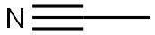 Acetonitrile, for GC residue analysis Structure